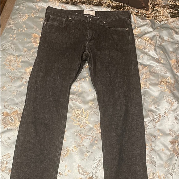 Everlane Black Selvedge Slim Fit Jeans